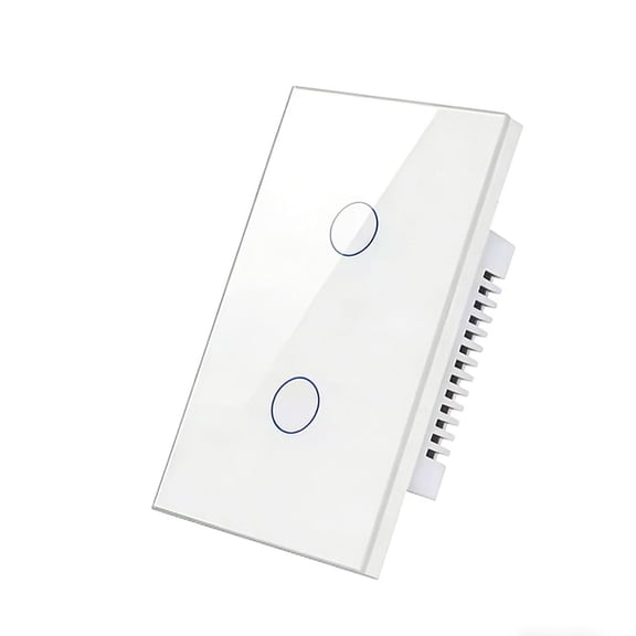 Melery Zigbee Smart Light Switch with/without Neutral Wire Wall Touch Sensor Glass Panel Voice Remote by Tuya Alexa Google Home