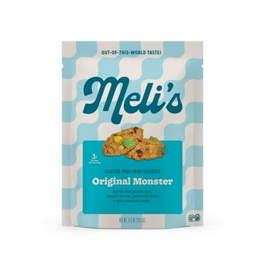 Meli's Gluten-Free Original Monster Mini Cookies, 4.5 oz Bag