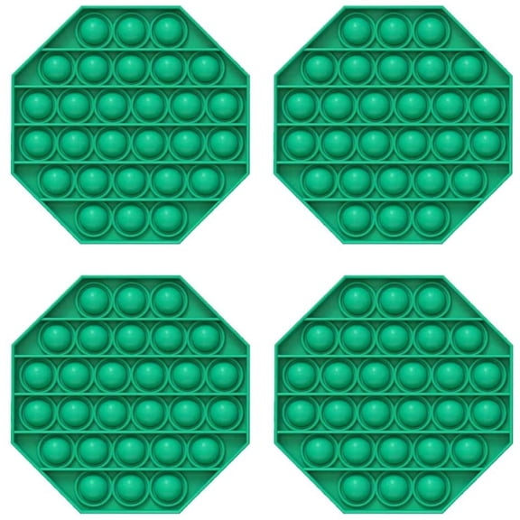 Melia Unique Sensation Pop Up Fidget Blocks for Stress Relief (4xGreen)