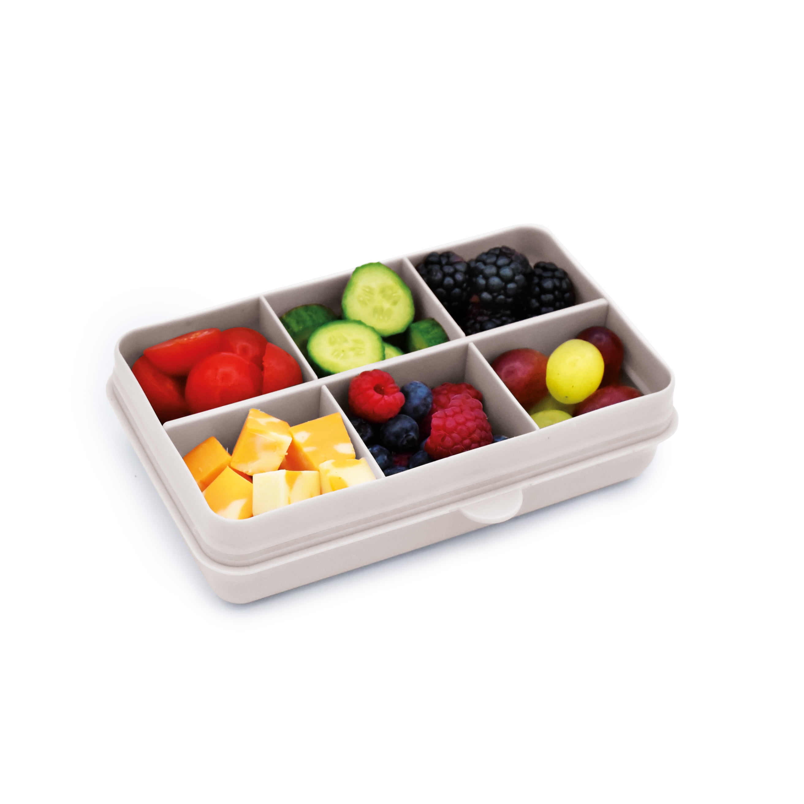 Melii Snackle Box Mini – 6‑Compartment Snack Container with