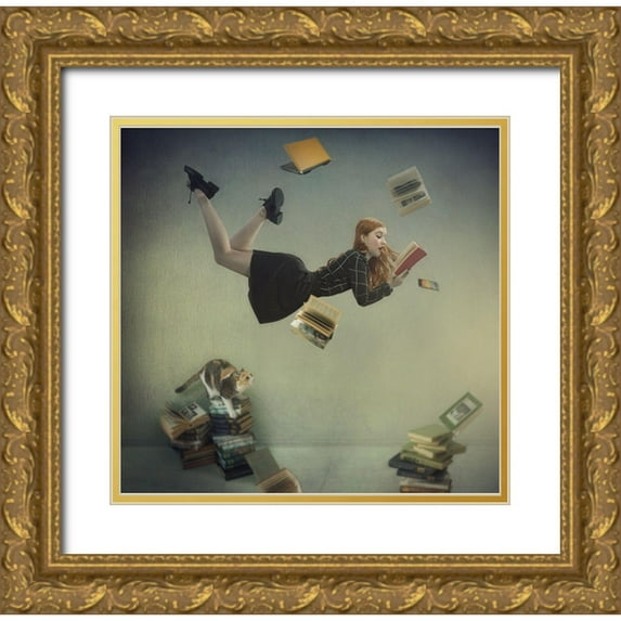 Melik-Nubarova, Svetlana 15x15 Gold Ornate Wood Framed with Double Matting Museum Art Print Titled - ***********