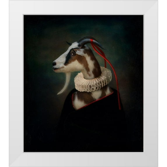 Melik-Nubarova, Svetlana 26x29 White Modern Wood Framed Museum Art Print Titled - *****
