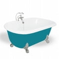 thumbnail image 1 of Melinda 60 in. Splash Of Color Acrastone Bath Tub- Large, 1 of 1