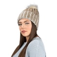 thumbnail image 1 of Melinda Adult Women's Warm Comfy Knitted Beanie, 1 of 6