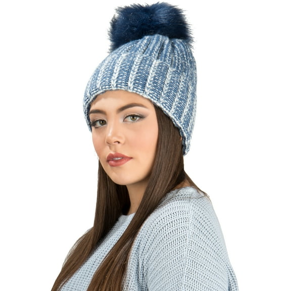 Melinda Ladies Warm Comfy Fall Winter Spring Knitted Beanie
