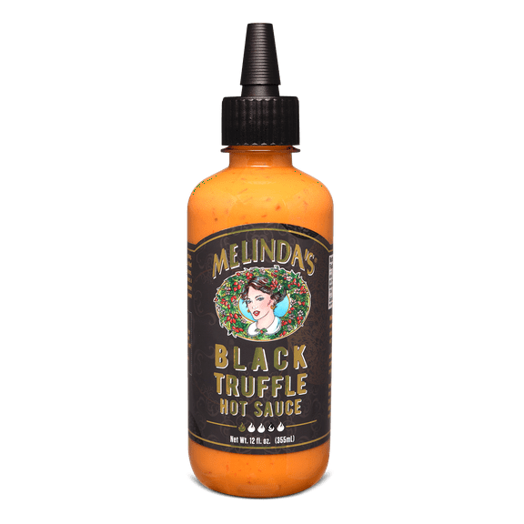 Melinda's Black Truffle Hot Sauce, Condiment and Sauce, 12 oz Pack Of 6