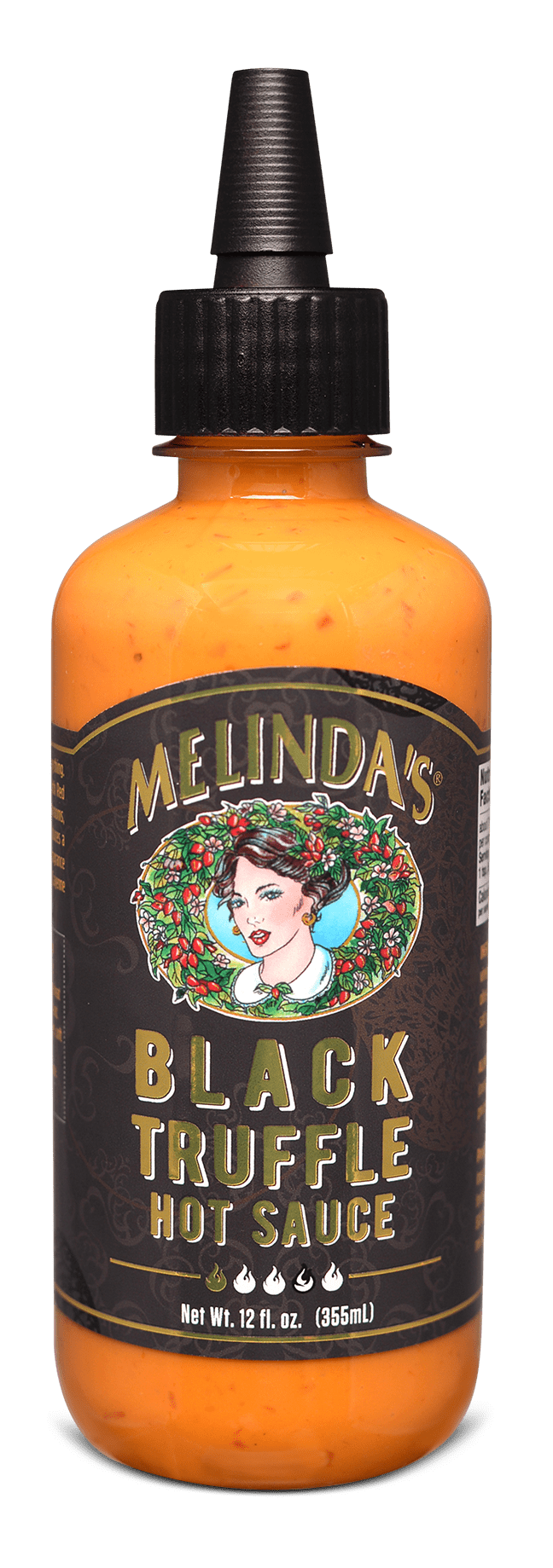 Melinda's Black Truffle Hot Sauce, Condiment and Sauce, 12 oz