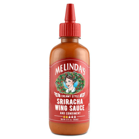 Melinda's Creamy Style Sriracha Wing Sauce, 12 oz [Pack of 6]