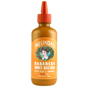 Melinda's Habanero Honey Mustard, Pepper Sauce and Condiment, 12 Fl Oz