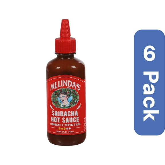 Melinda's Hot Asian Sriracha Sauce 12 oz (Pack Of 6)