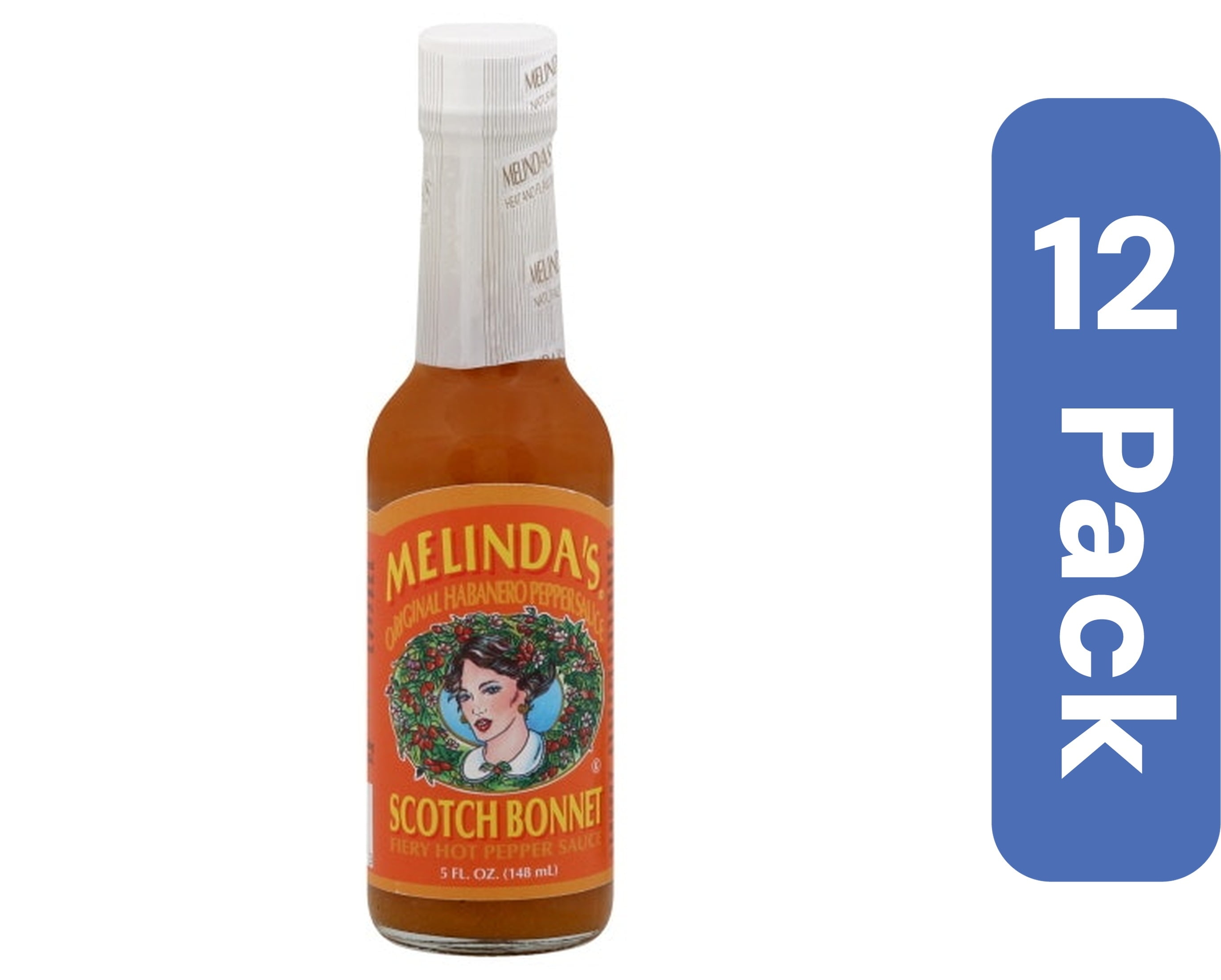 Melinda's Hot Scotch Bonnet Sauce 5 oz (Pack of 12)