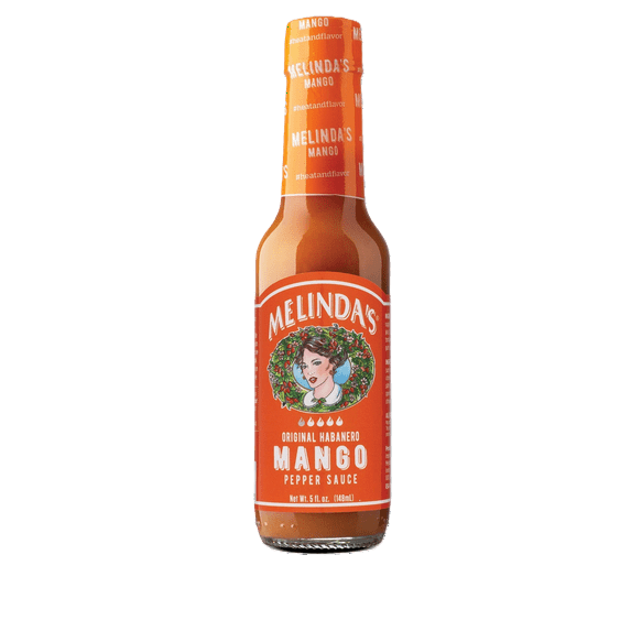 Melinda's Original Habanero Pepper Sauce, Mango, 5 Fl Oz