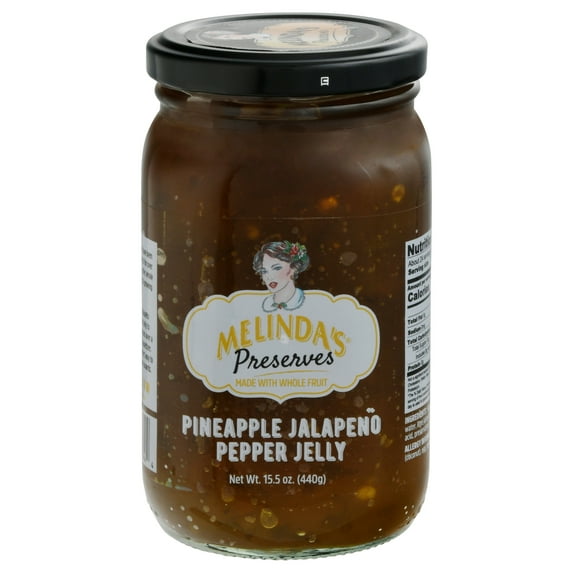 Melinda's Pineapple Jalapeno Preserve 15.5 oz (Pack Of 6)
