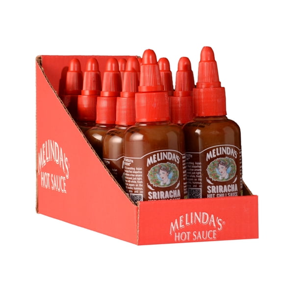 Melinda's Foods Sriracha Hot Chili Sauce, Fermented Red Jalapeños & Garlic