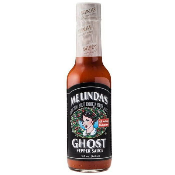 Melindas Hot Sauce Ghost Pepper,5Oz (Pack Of 12)