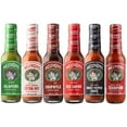 thumbnail image 1 of Melinda’s Pepper Sauce Challenge Collection - Extra Spicy Gourmet Hot Sauce Gift Set with Variety of Chile Peppers - Includes Jalapeño, Extra Hot Habanero, Chipotle, Red Savina, Ghost, Scorpion- 5 oz,, 1 of 6