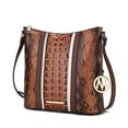 thumbnail image 1 of Meline Faux Crocodile and Snake Embossed Vegan Leather Womens Shoulder bag, 1 of 1