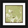 thumbnail image 1 of Melious, Amy 15x15 Black Ornate Wood Framed with Double Matting Museum Art Print Titled - Song Birds II, 1 of 4