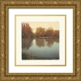 thumbnail image 1 of Melious, Amy 15x15 Gold Ornate Wood Framed with Double Matting Museum Art Print Titled - Water Colors I, 1 of 4