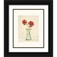 thumbnail image 1 of Melious, Amy 15x18 Black Ornate Wood Framed with Double Matting Museum Art Print Titled - Two Anemones, 1 of 4