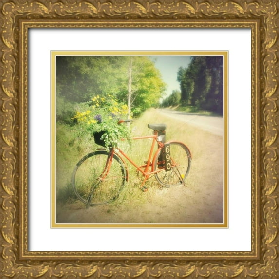 Melious, Amy 20x20 Gold Ornate Wood Framed with Double Matting Museum Art Print Titled - Fun