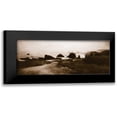 thumbnail image 1 of Melious, Amy 24x12 Black Modern Framed Museum Art Print Titled - Sepia Island Shores II, 1 of 5