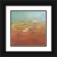 thumbnail image 1 of Melious, Amy 26x26 Black Ornate Wood Framed with Double Matting Museum Art Print Titled - Pond Lilies I, 1 of 4