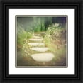 thumbnail image 1 of Melious, Amy 26x26 Black Ornate Wood Framed with Double Matting Museum Art Print Titled - Step by Step, 1 of 4