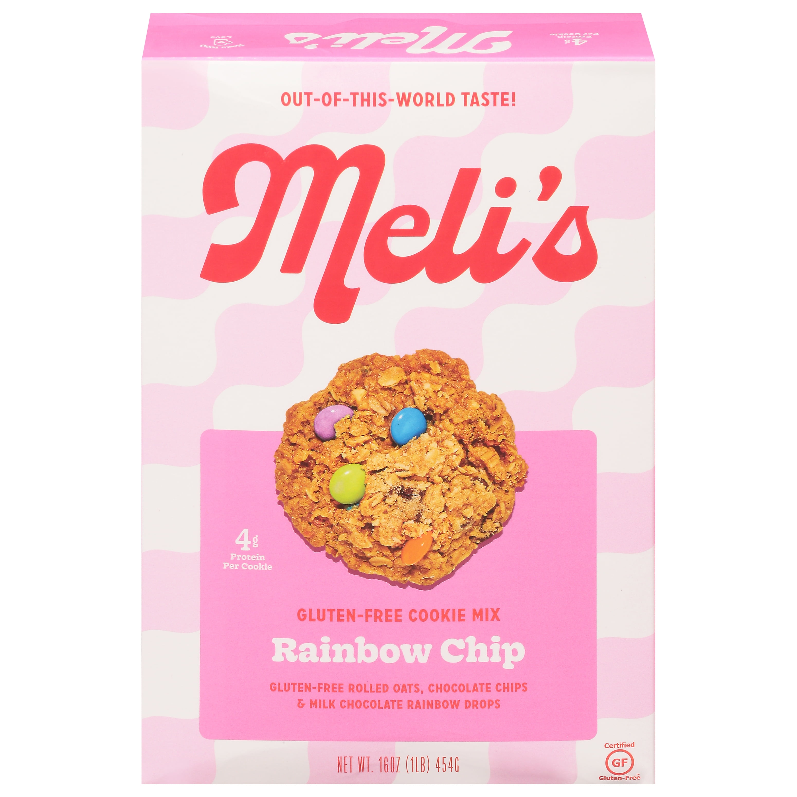 Melis Gluten-Free Rainbow Chocolate Cookie Mix 16 oz (Pack of 6)