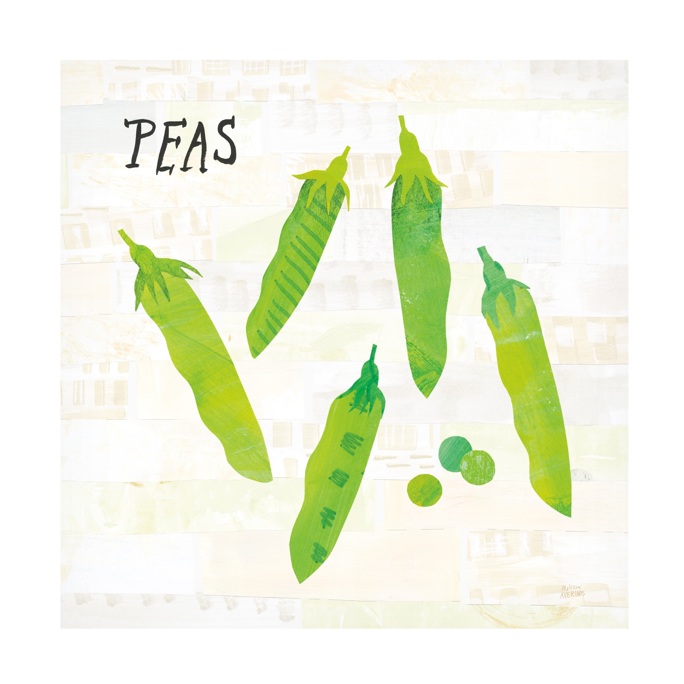 Melissa Averinos 'Kitchen Garden III Cream' Canvas Art