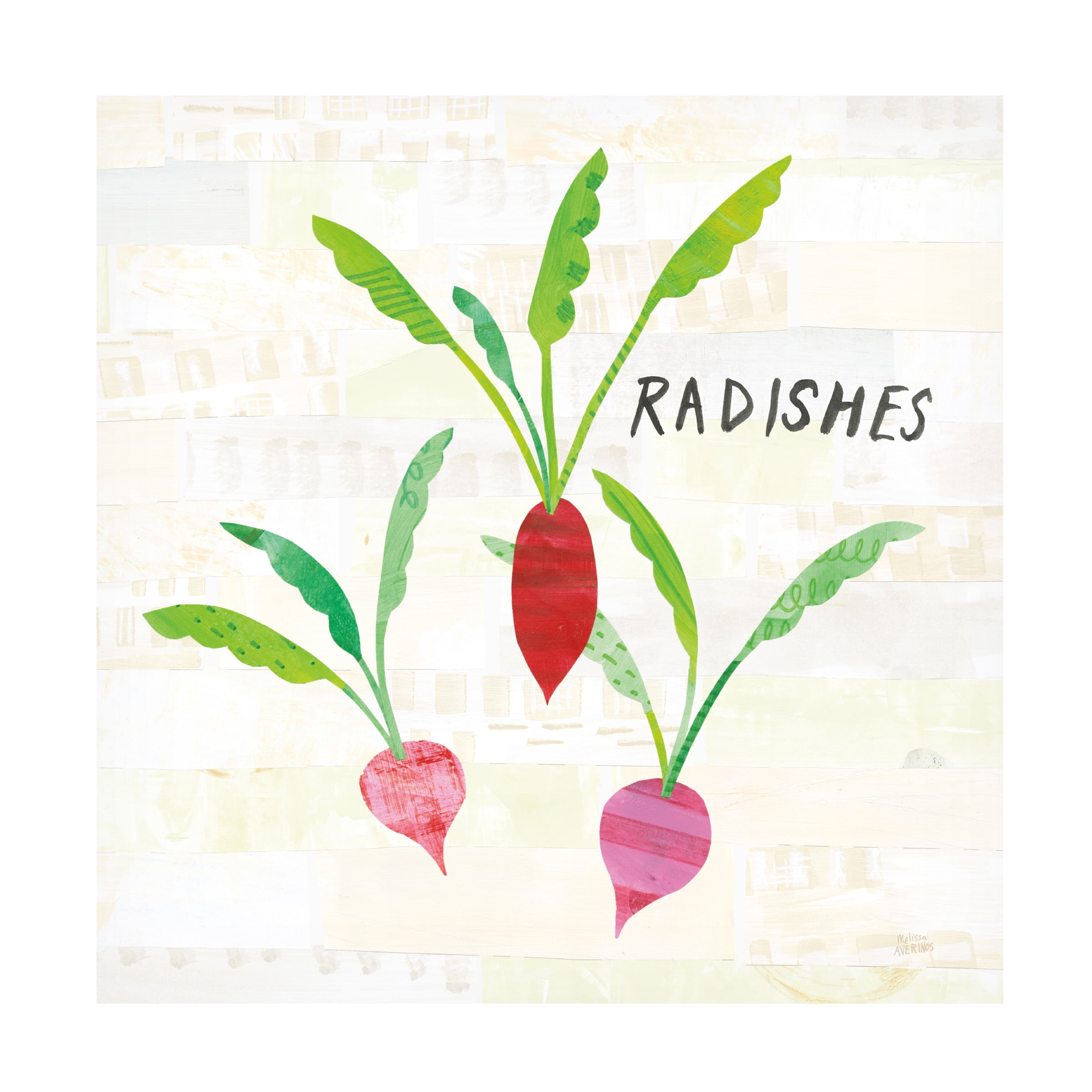 Melissa Averinos 'Kitchen Garden VI Cream' Canvas Art