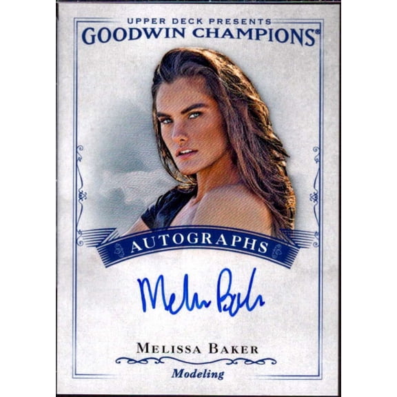 Melissa Baker Card 2016 Upper Deck Goodwin Champions Autographs #AMB
