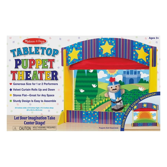 Melissa & Doug - 12536 | Tabletop Puppet Theatre