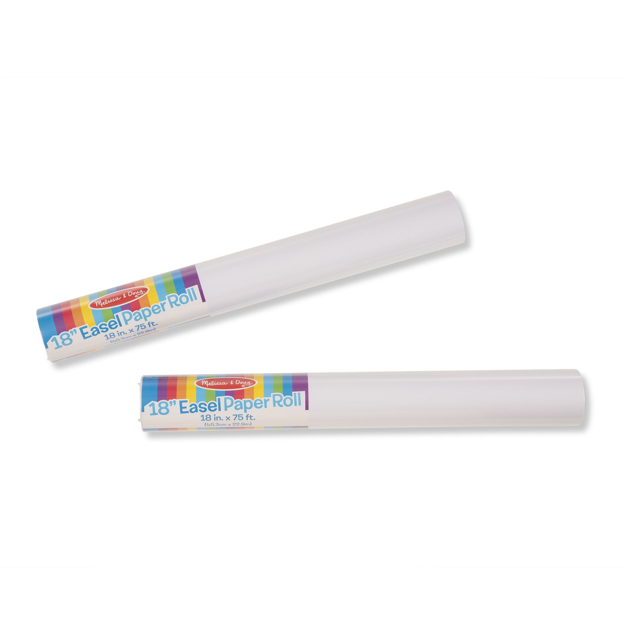 Melissa & Doug Deluxe Easel Paper Roll Replacement - 2-Pack, White