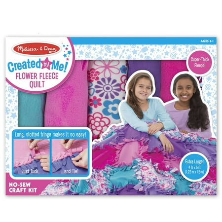 Melissa & Doug - 18561 | Created by Me Flower Fleece Quilt