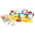 thumbnail image 1 of Melissa & Doug 20-Piece Steep and Serve Wooden Tea Set - Play Food and Kitchen Accessories, 1 of 10