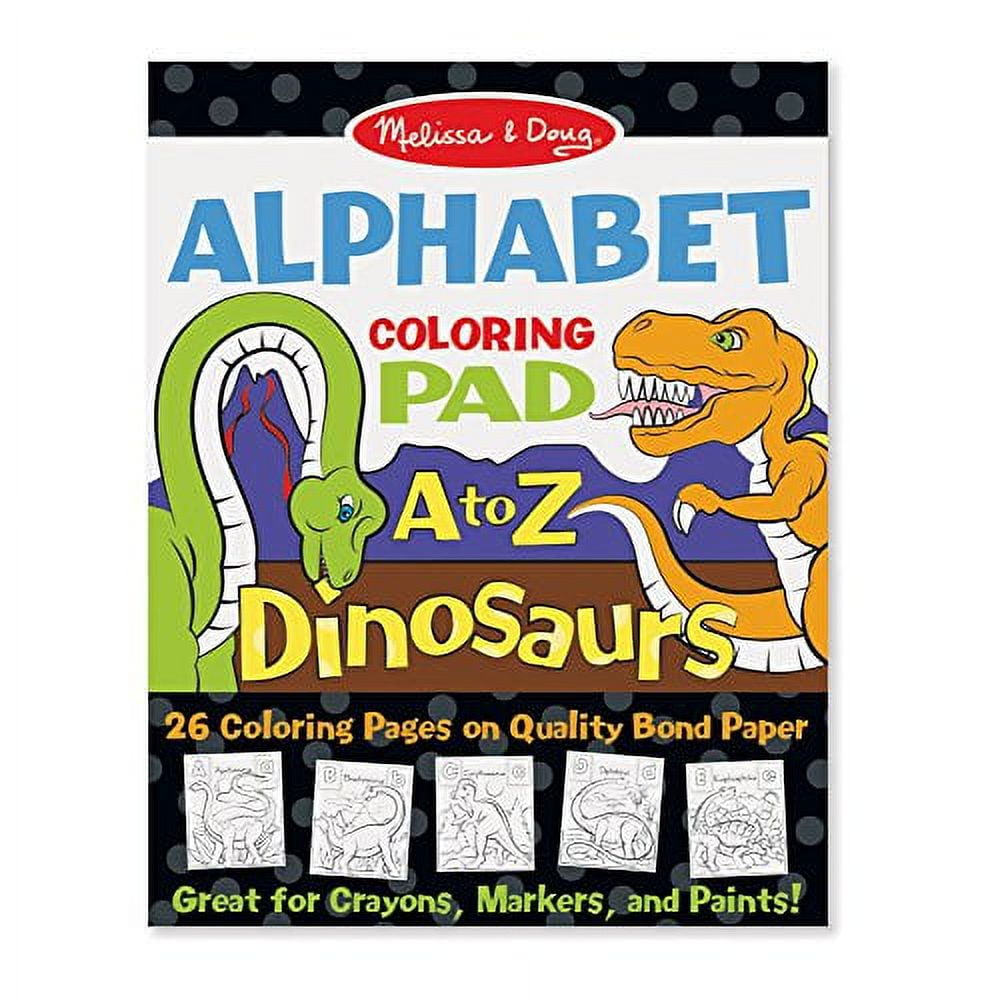 Melissa & Doug Easy-to-See 3-D Coloring Pad, Animals