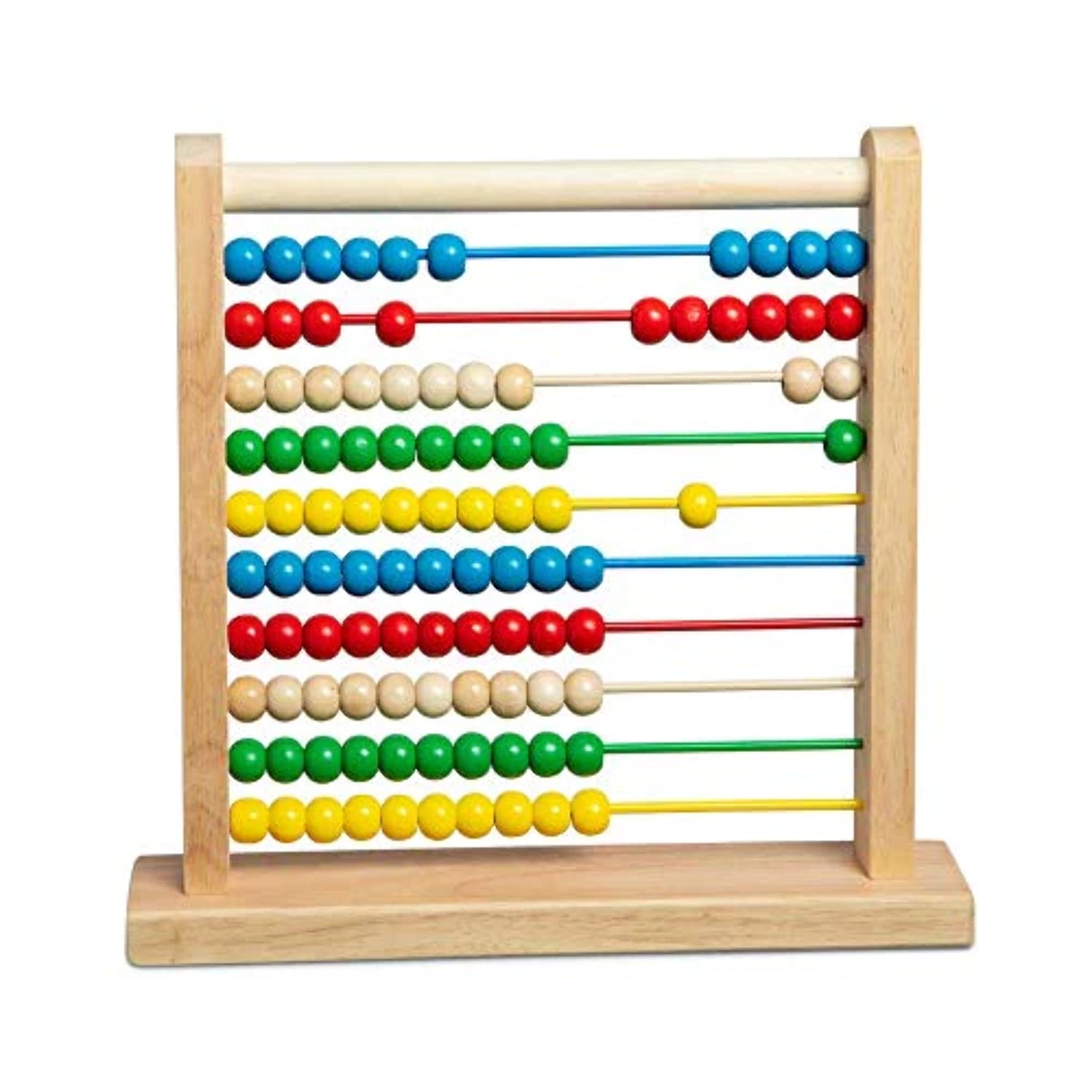 Melissa Doug Abacus Classic Wooden Toy Developmental Toy