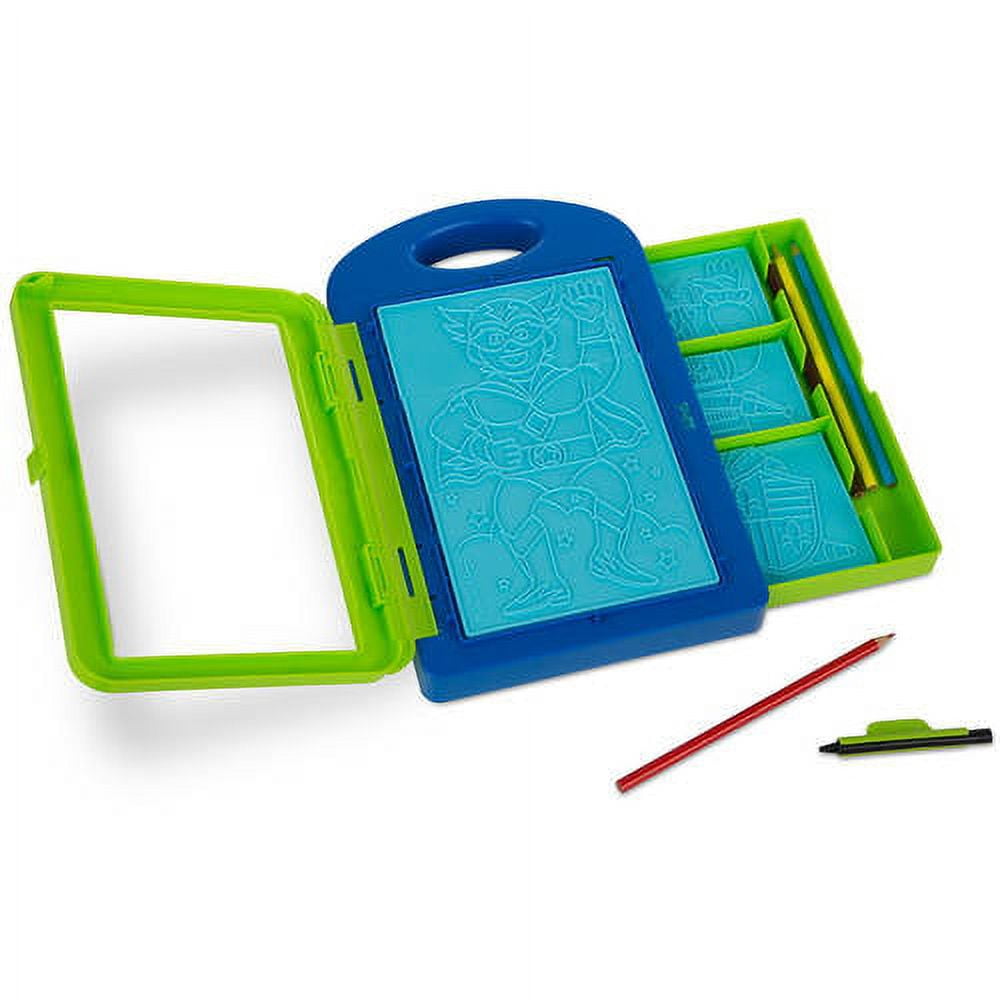 Melissa & Doug Princess Design Activity Kit - 9 Double-sided Plates, 4  Colored Pencils, Rubbing Crayon : Target