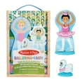 thumbnail image 1 of Melissa & Doug Ballerina And Fairy Magnetic Dress-Up Double-Sided Wooden Doll And Swan Pretend Play Set (52 pcs), 1 of 9