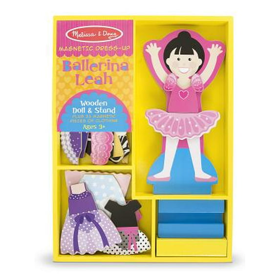 Melissa & Doug Ballerina Leah, Magnetic Dress up