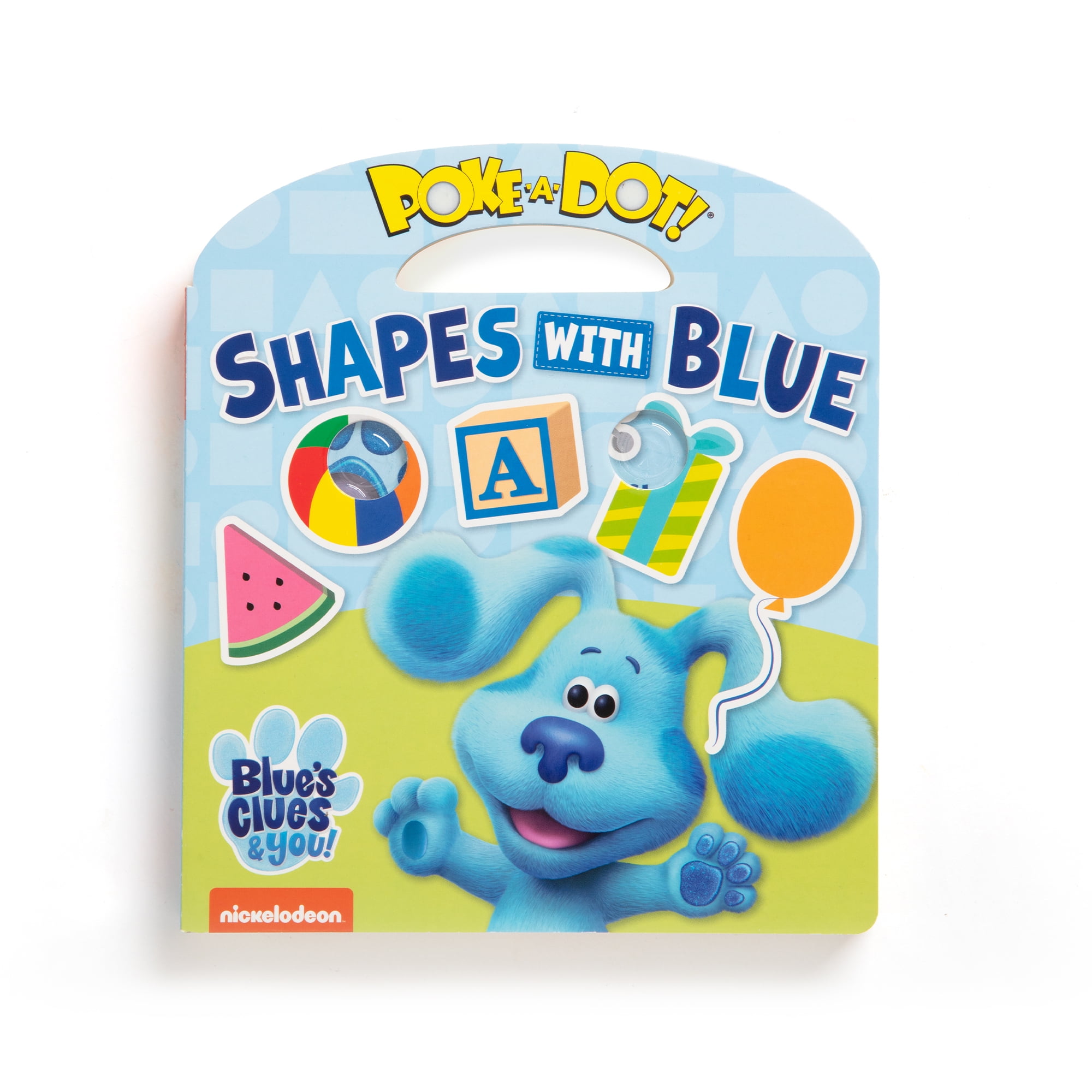 Melissa & Doug Blue's Clues & You! Children's Book - Poke-A-Dot: Shapes with Blue - FSC Certified