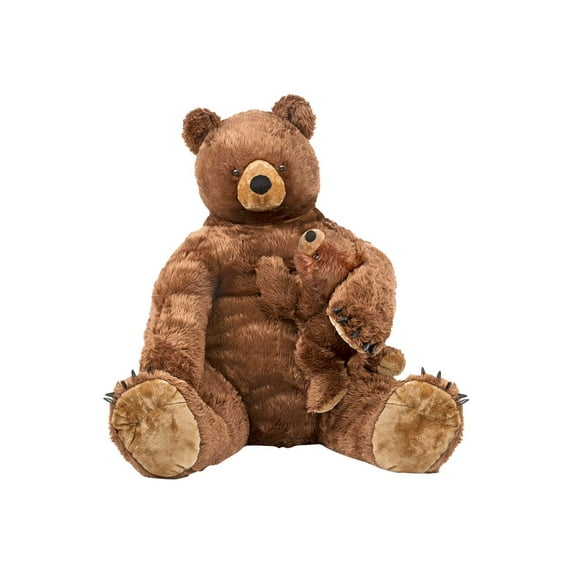Melissa & Doug - Brown Bear and Cub Jumbo Stuffed Animal