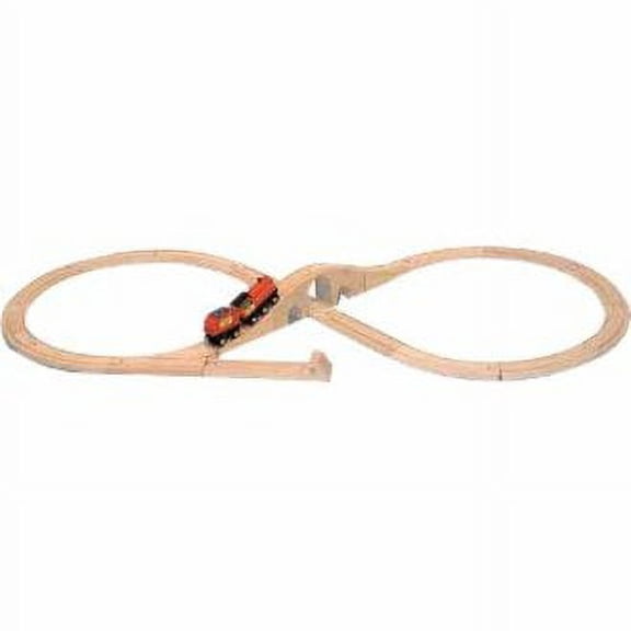 Melissa & Doug Classic Wooden Figure Eight Train Set (22 pcs)