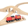 thumbnail image 1 of Melissa & Doug Classic Wooden Figure Eight Train Set (22 pcs), 1 of 10