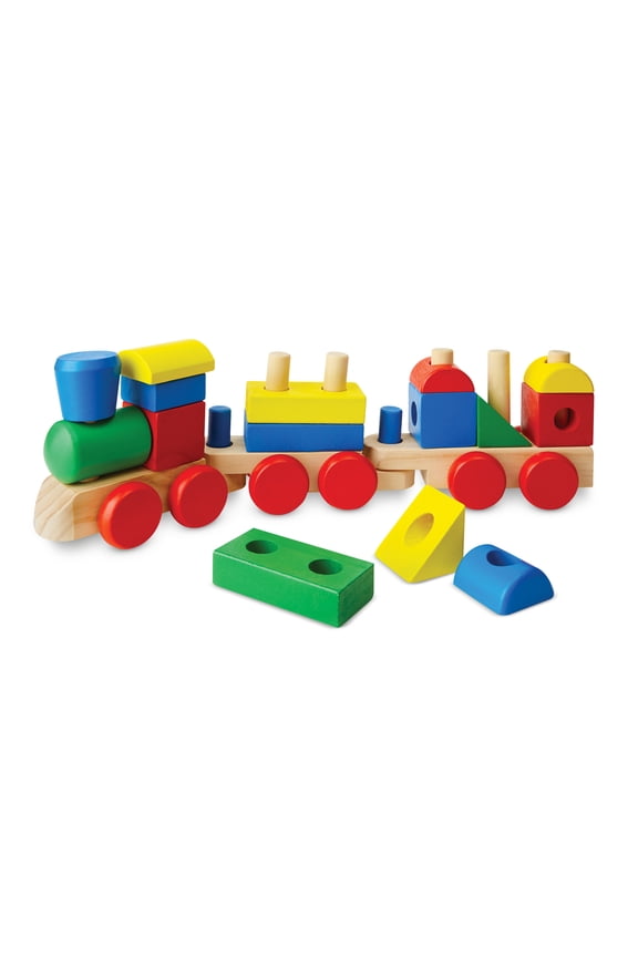 Classic Wooden Stacking Train, Toddler, Ages 2-4