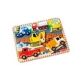 thumbnail image 1 of Melissa & Doug Construction Vehicles Wooden Chunky Puzzle (6 pcs) - FSC Certified, 1 of 10