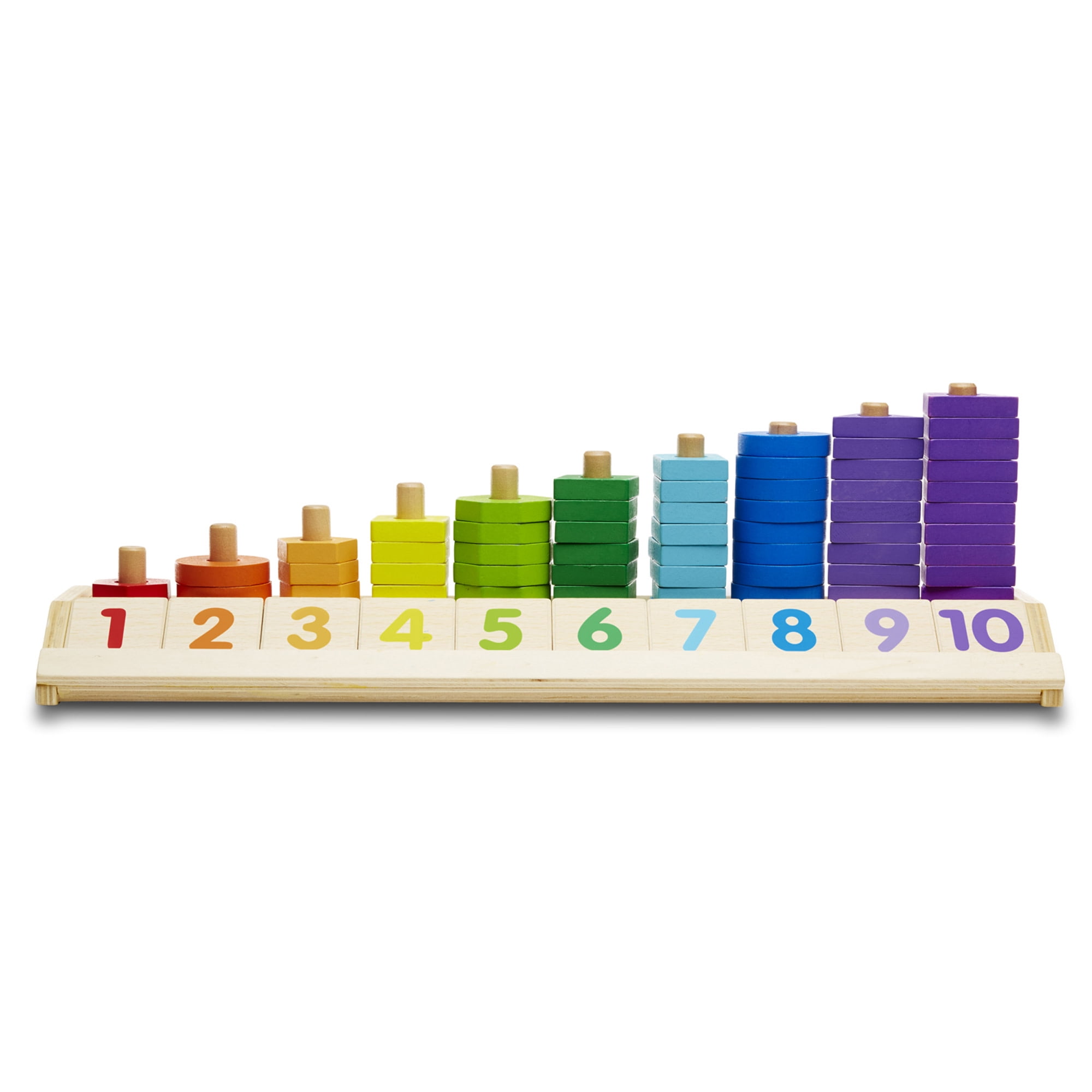 その他 Melissa &amp; Doug: Geometrische STACKER (import) Geometric Stacker Toddler Toy | Melissa & Doug