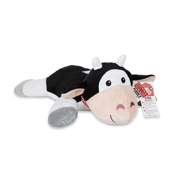 Melissa & Doug Cuddle Cow Jumbo Plush Stuffed Animal with Activity Card