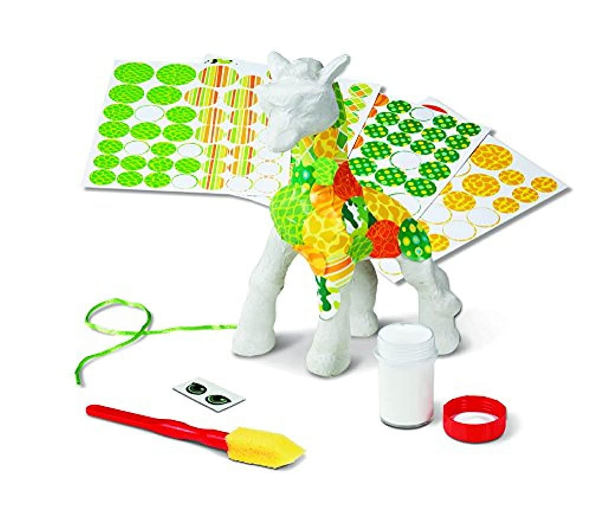 Bright Stripes Decoupage Animal Craft Kit, Arts and Crafts for  Kids Ages 8-12, Children's DIY Creativity Set of Porcelain Animal, Tissue  Paper, Glaze, Brush, Instructions, Creative Gifts, Panda